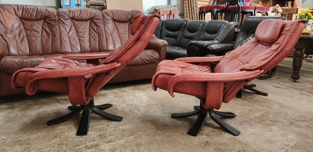 4008 Relax кресло от естествена кожа