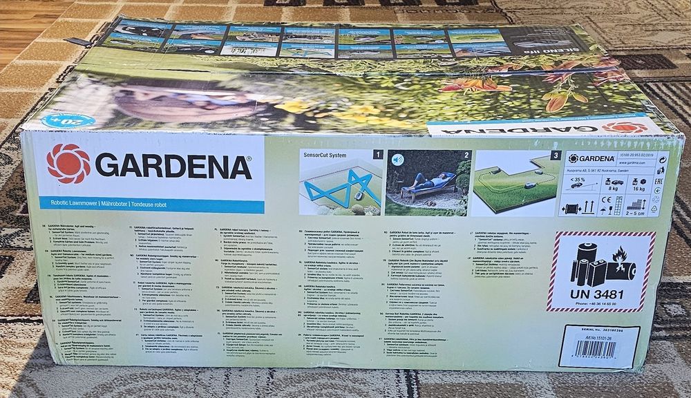 Robot de tuns iarba Gardena Sileno Life 750 m² – NOU, nefolosit