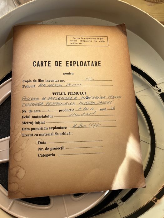Filme pe 16 mm, peliculă, film, filmat