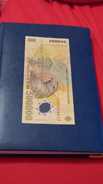Vand bancnota 500.000 lei an 2000 ieșită din circulatie,stare frumoasa
