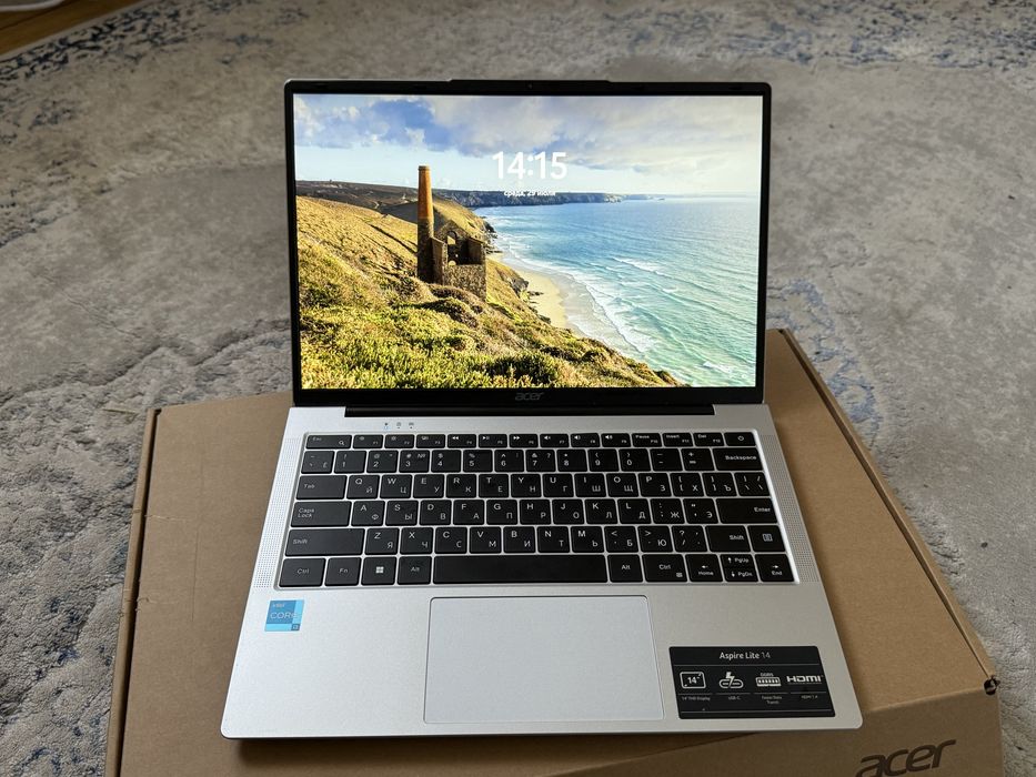 Ноутбук Acer Aspire Lite 14, i3-N300, 8/512, как новый