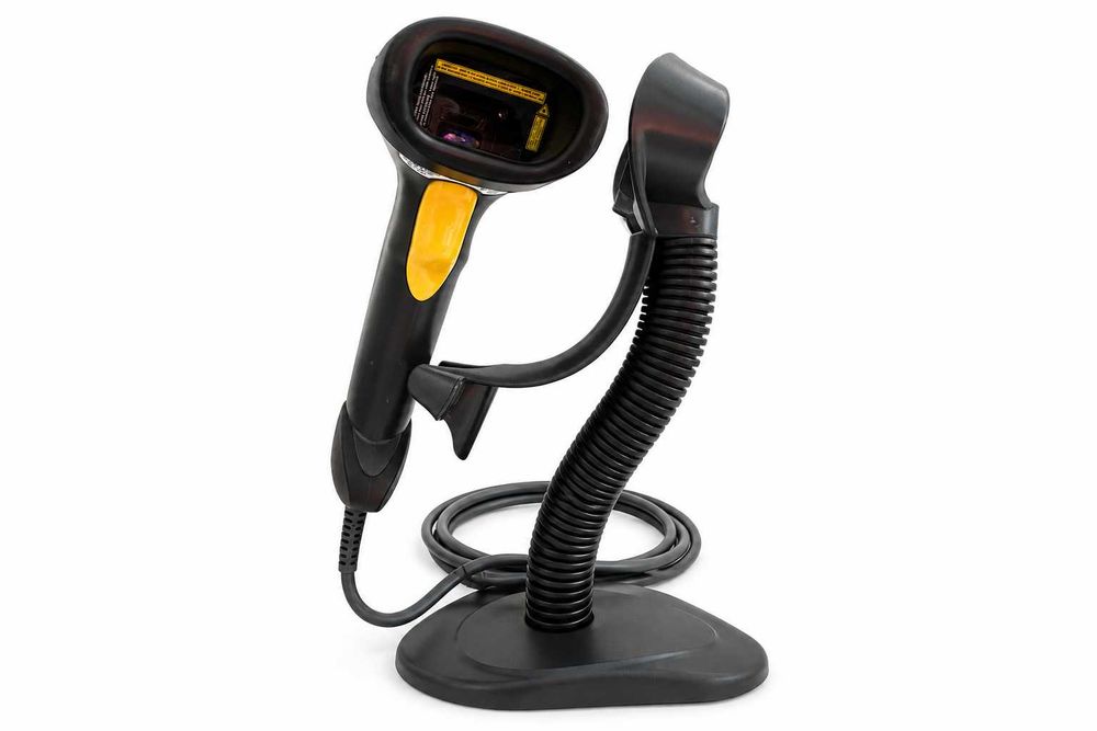 Ръчен баркод скенер  Simbol LS2208 със стойка
