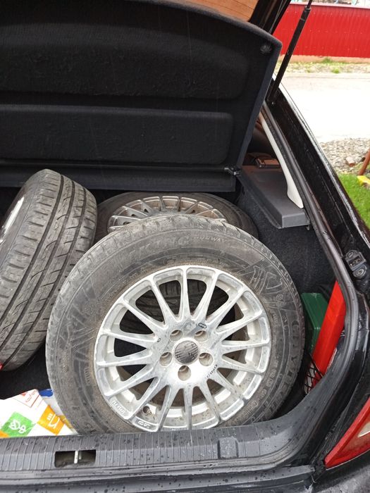 Jante cu anvelope de vara 5x100 R15,Skoda Octavia tour