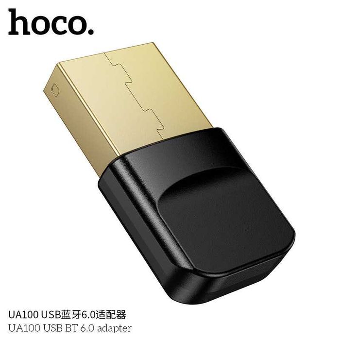 Hoco UA100 Adapter Usb to Bluetooth v6.0 multi-device speed 4.0 Mbps