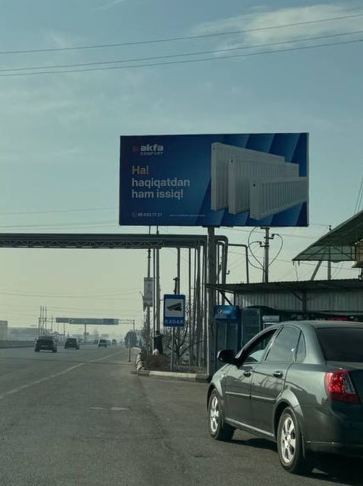 Farg'onada Led ekran va bilbordlarda reklama