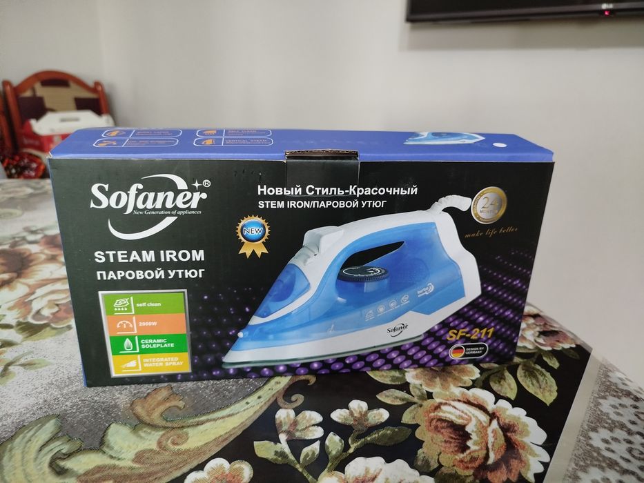 Паровый утюг от бренда Sofaner