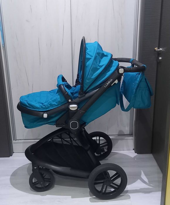 Бебешка количка 2 в 1 Lorelli Lumina Dark Blue