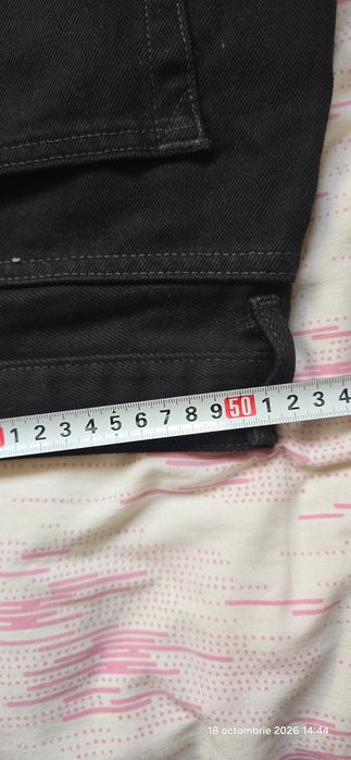 Blugi denim culoare neagra