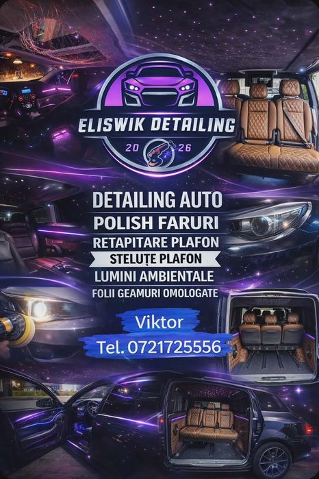Polish Faruri Retapițări Auto Lumini Ambientale Folie Geamuri Omologat