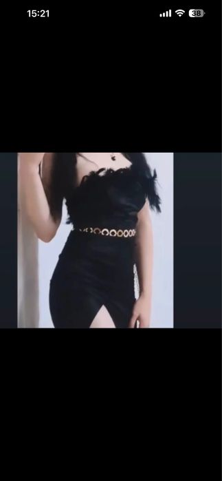 Rochie de seară purtat o singură dată am si tocuri cu pene la fel cum este la rochie nr 39