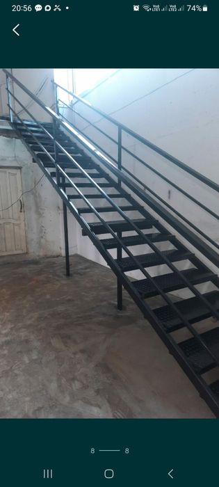 Лестницы металокаркас. Рестоврация