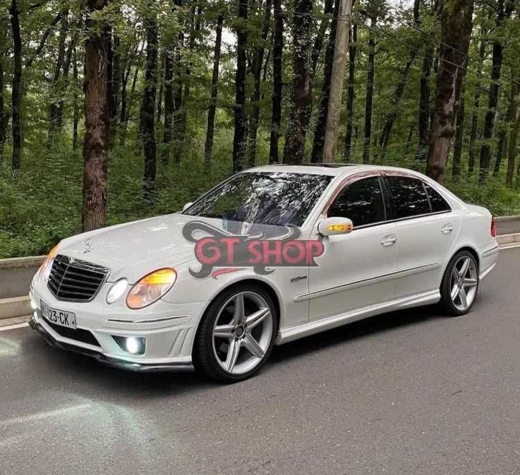 Бампер/Пороги/накладки/Спойлер/Мерс W211 диффузор туманки в круг w211