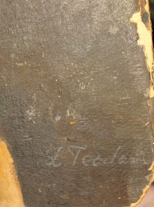 Vând/Schimb tablou pictat pe carton,semnat-L.Teodoru-Dim.49 cm/66,5 cm