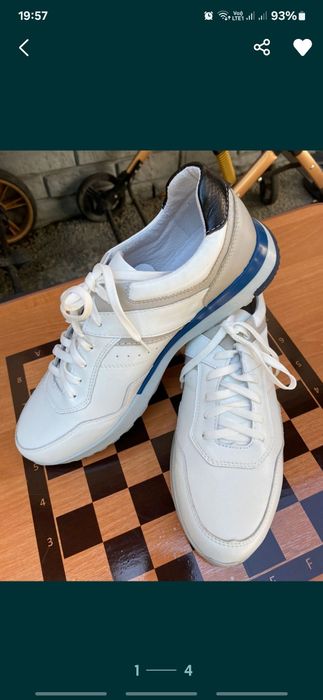 Кроссовки кожаные натуральные " Россия "