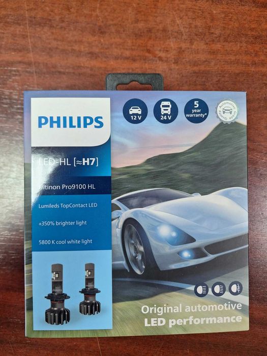led H7 Philips Ultinon Pro9100