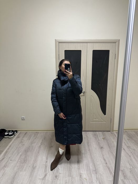 Пуховик зимний удлиненный