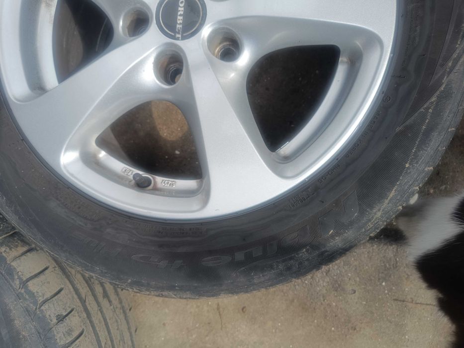 Set Jante Aliaj Borbet 16" 5x110 (KBA 45257) + Anvelope Vara 215/55 R16 Nexen