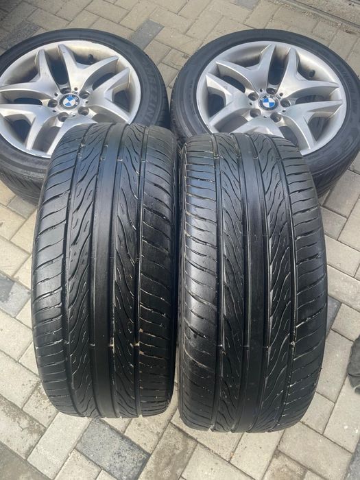 Vând jante de aluminiu originale BMW x3 (model 2008-2014) cu cauciucuri de vară (în stare foarte bună) dimensiuni 255/45/18 103w.