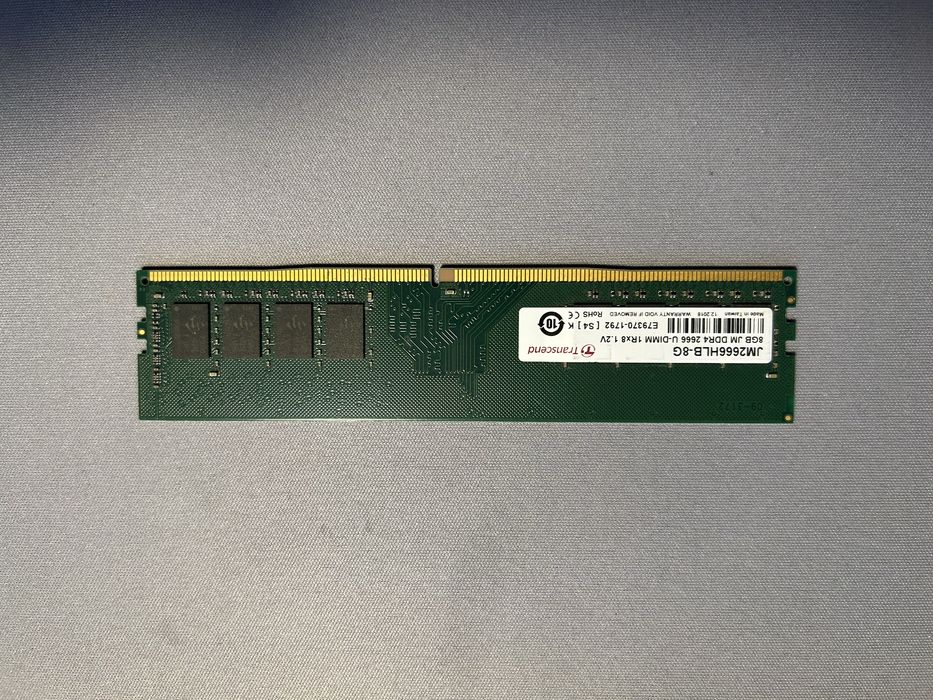Ram 8gb ddr4 transcend 2666mhz
