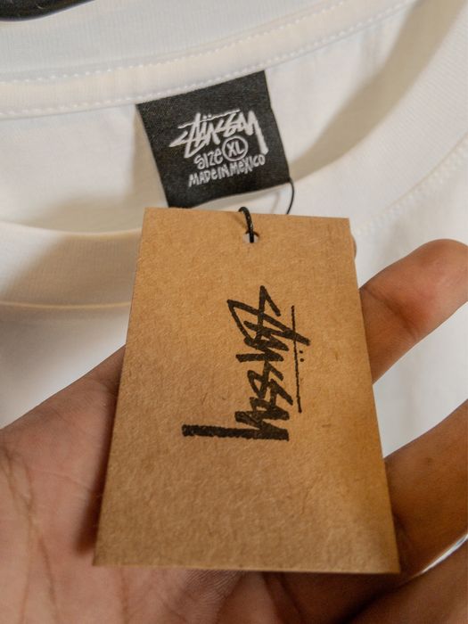 Tricou Stussy Alb Marimea XL