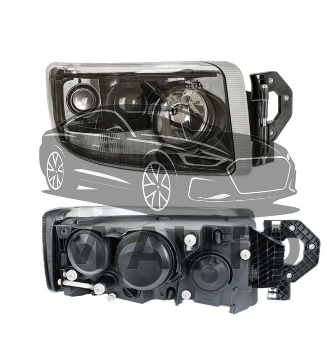 Фарове Фар за Рено Премиум / Renault Premium (2007г + )ЧЕРЕН