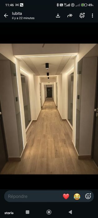 Apartament 2 camere, etaj 3, mobilat, cu terasă