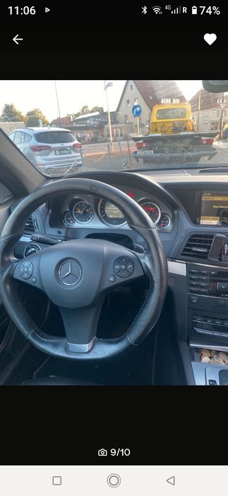 Mercedes Benz E350 Coupe AMG   феис Нов внос Германия