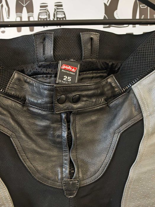Costum moto piele/textil FLM marime 50/25