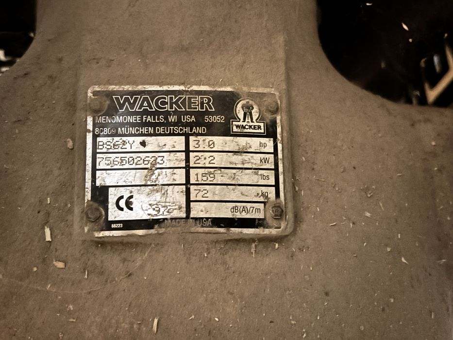 Mai compactor wacker BS62Y