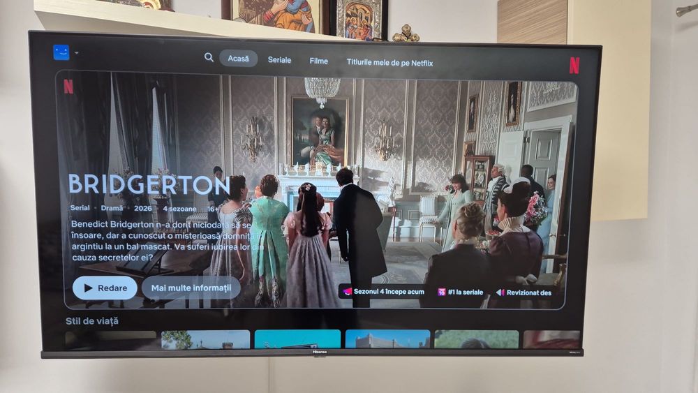 Vand televizor Qled Hisense - 50E7HQ de 50 inch (127 cm), cu defect
