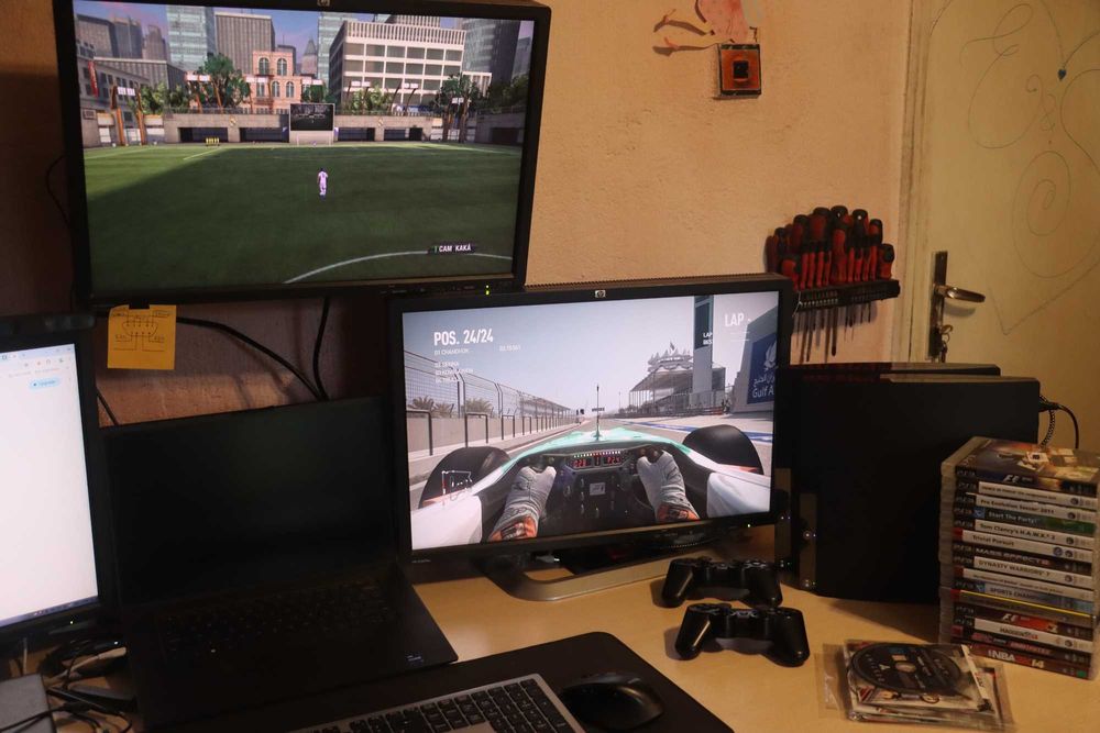 С 1Г ГАРАНЦИЯ! PlayStation 3 Slim 500GB HDD диск профилактиран почистен PS3 Плейстейшън Конзола Джойстик Игри Sony Console Ретро Плейстейшан
