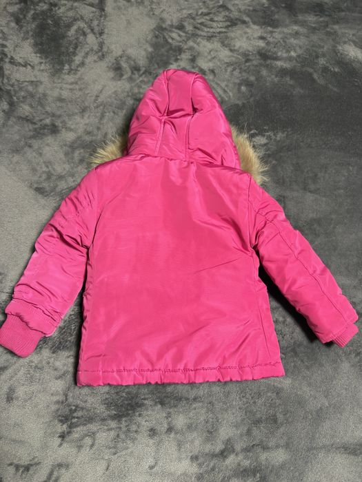 Топло яке с естесвен пух от лисица