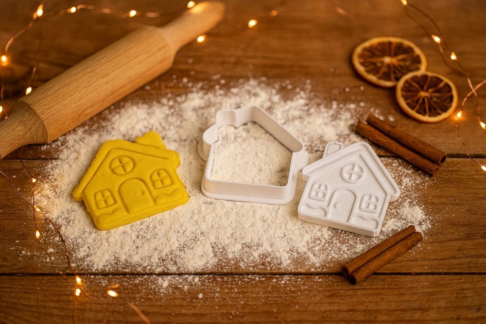 Decupatoare cu embosator – modele diverse pentru biscuiți, fondant