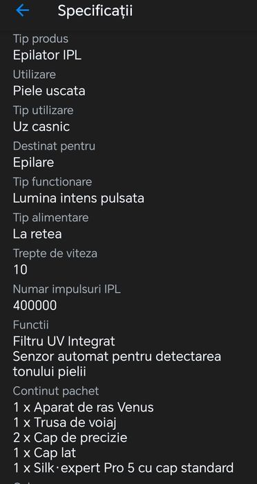 Epilator Braun Silk expert Pro 5, impecabil, garanție