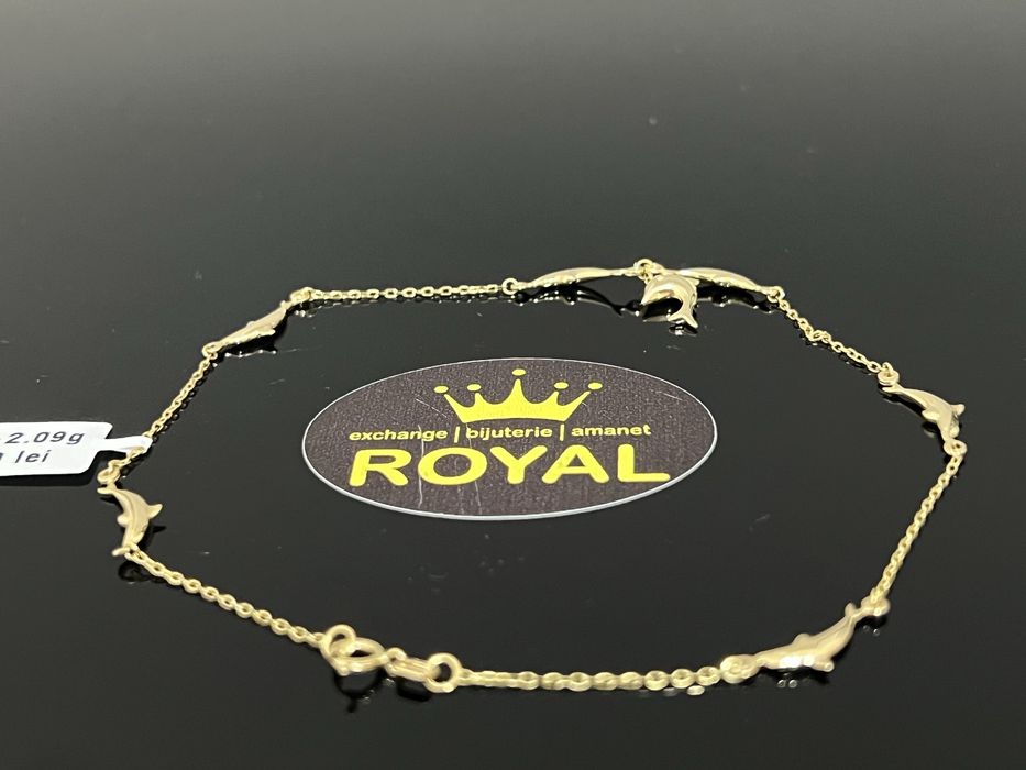 Bijuteria Royal CB : Bratara picior dama aur 14k 2,09gr