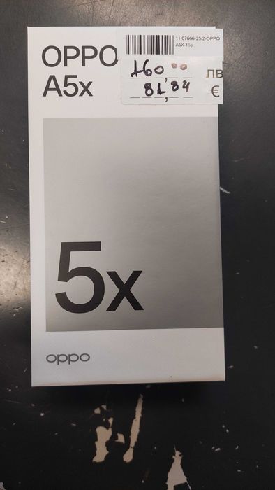 Oppo A5X 5G НОВ + Гаранция!