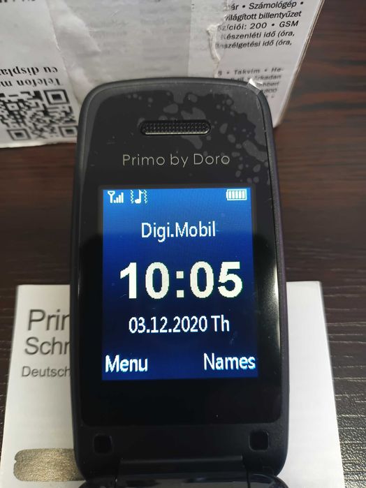 Telefon cu butoane pentru seniori-varstnici