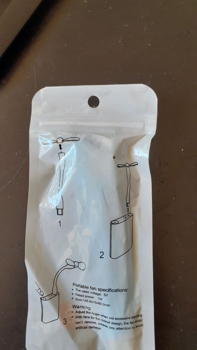 Вентилатор и лампа LED USB.