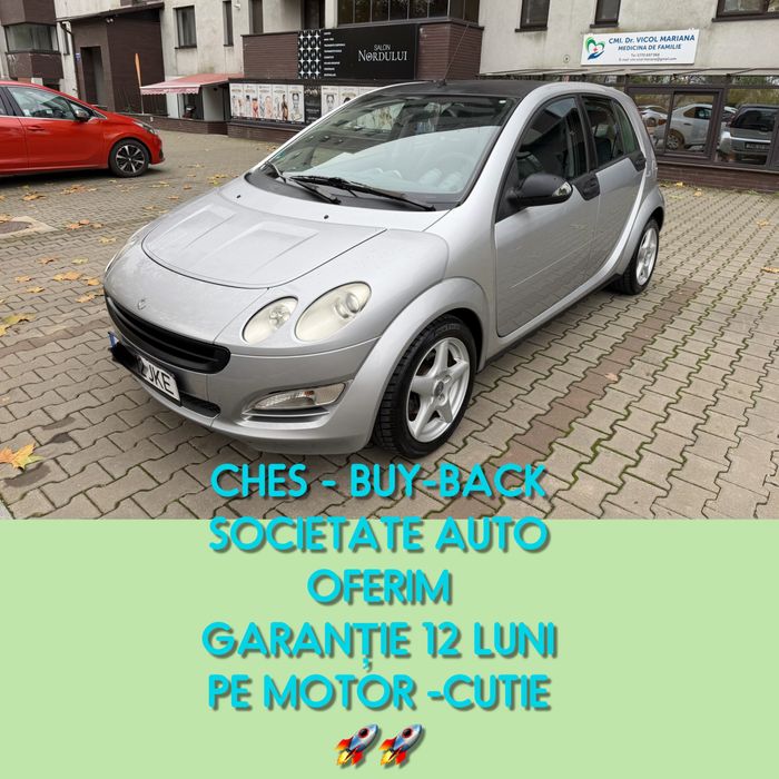 Smart ForFour 2007   1.1 Benzină   75CP   Premium  Km 194.000 Reali