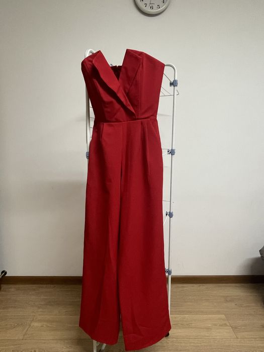 Женский вечерний шикарный комбинезон