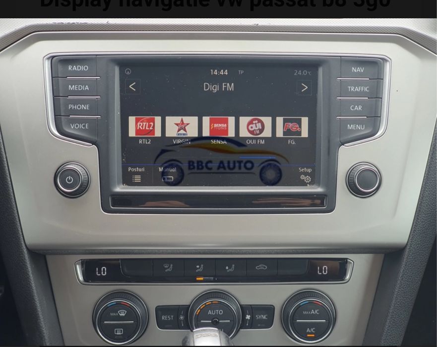 Display navigatie originală touch VW Passat B8/Golf 7/ stare perfecta