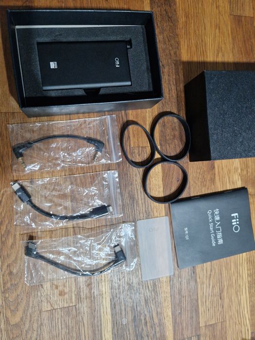 Dac audio portabil Fiio Q3, amplificator casti