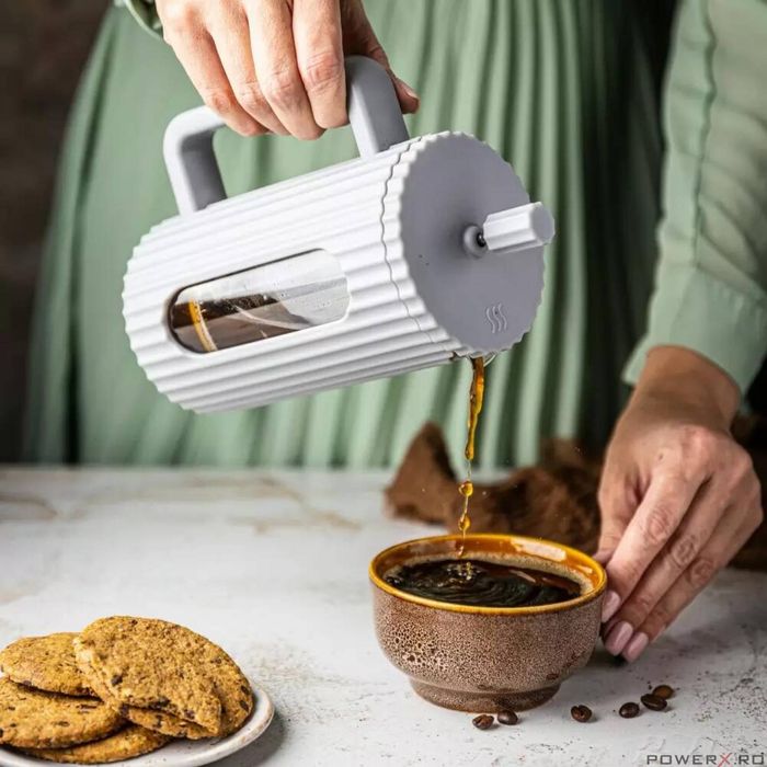 Infuzor din sticla, aparat pentru cafea, ceai sau ierburi, capacitate