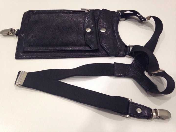 Нагрудный кошелек Dr.koffer.Оригинальный товар, натуральная кожа.