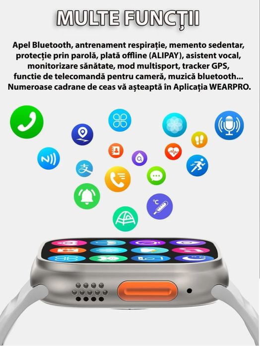 Smartwatch nou, curea silicon