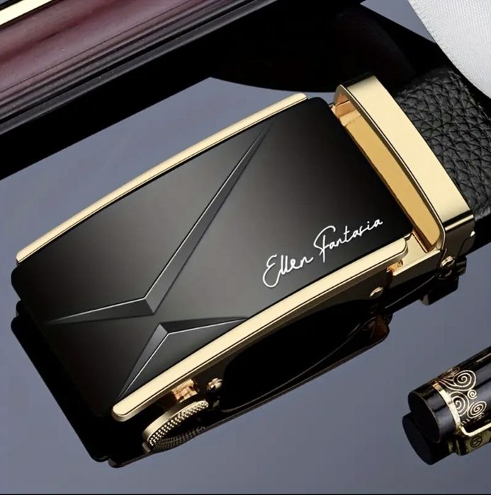 Мъжки елегантни колани с автоматична катарама/Естест. кожа -9%Промоция