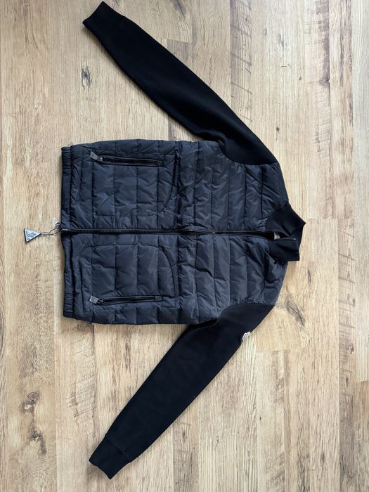 Padded wool cardigan moncler size 4