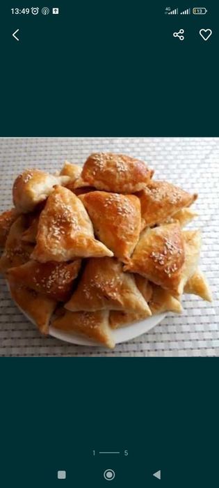 Булочки сдобные пироги самса