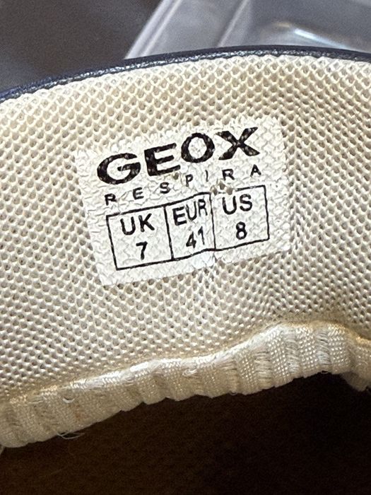 Geox Nebula U52D7B — кожаные кроссовки, EU 41