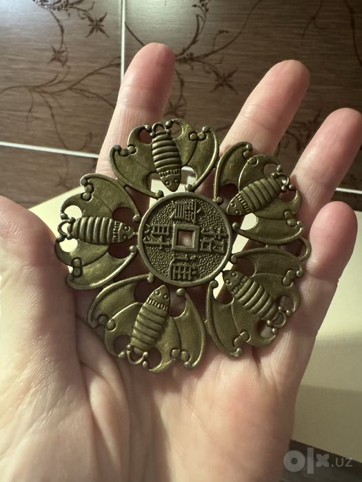 Амулет Феншуй “5 Летучих Мышей” — Привлечение Богатства